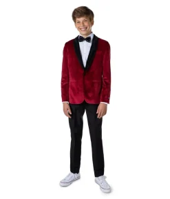 OppoSuits burgundy blazer, teen