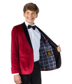 OppoSuits burgundy blazer, teen