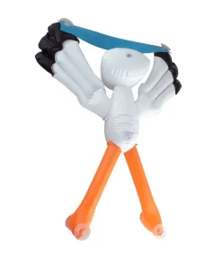 Oppustelig stork med 2 banner