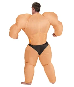 Oppusteligt bodybuilder kostume