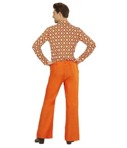 Orange 70er bukser