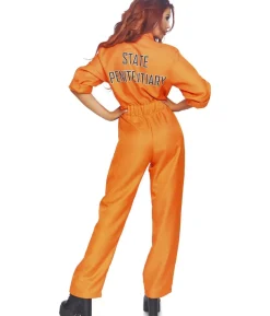 Orange fangedragt kostume