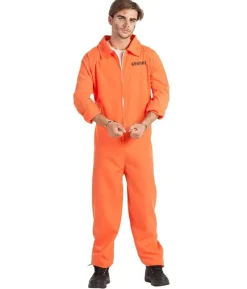 Orange fangedragt kostume