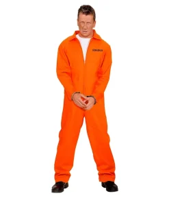 Orange fangedragt kostume