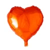 Orange folieballon, Hjerte