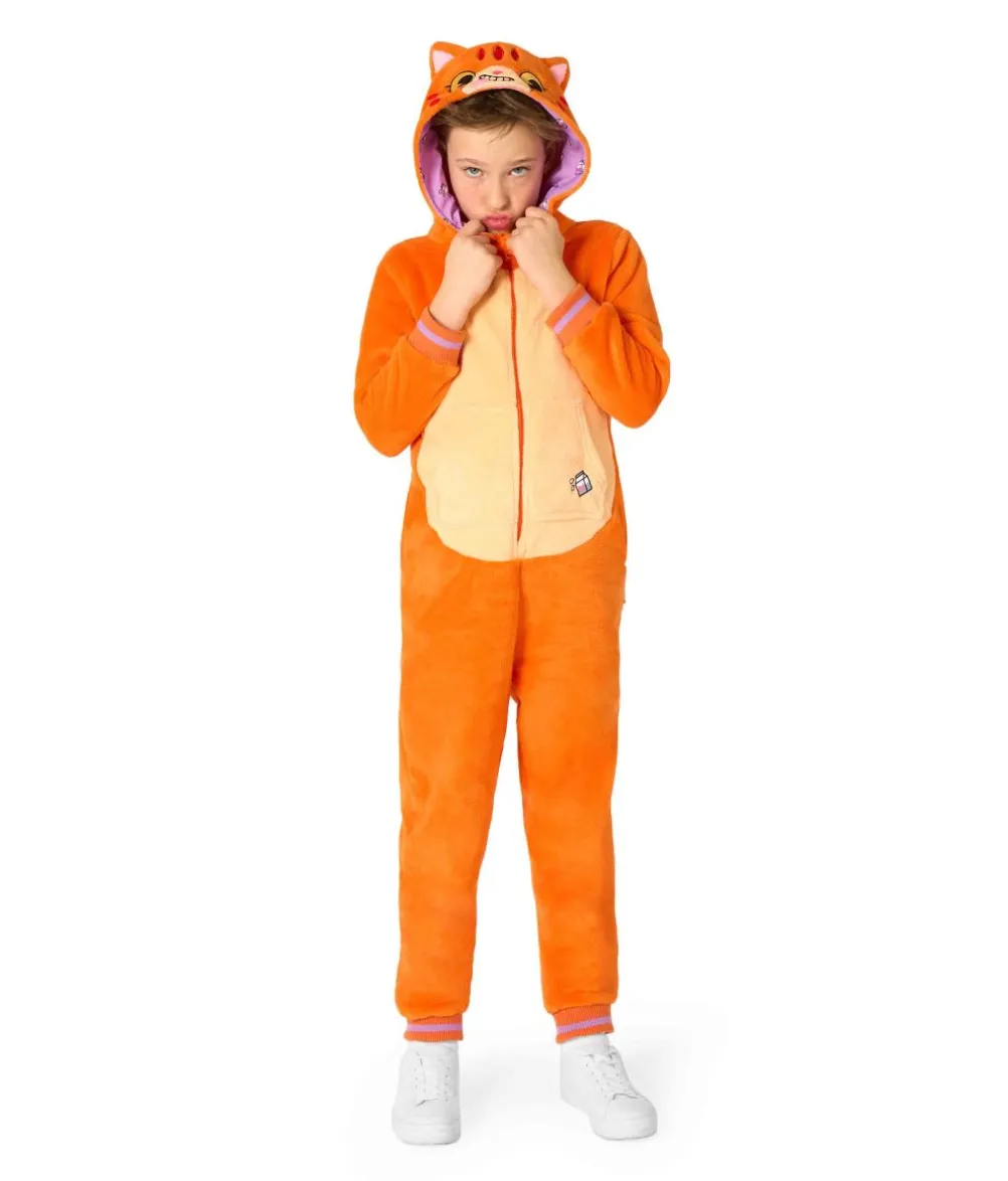 Orange kat kostume