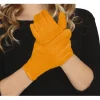 Orange korte handsker, barn
