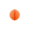 Orange papirvæv kugle, 20 cm