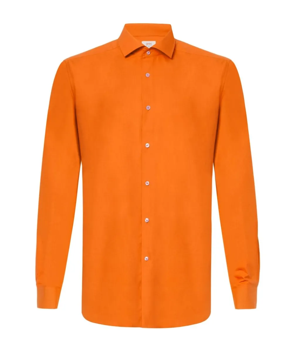 Orange skjorte