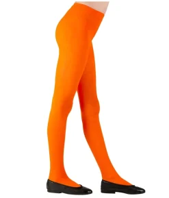 Orange strømpebukser, barn og teens