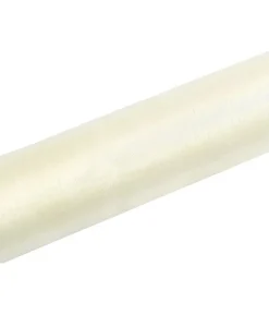 Organza bånd lys creme, 0,16 x 9 m