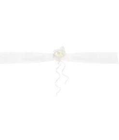Organza guirlande med blomster