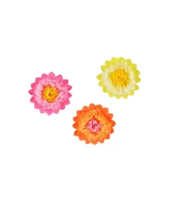 Papir blomster, 3 stk