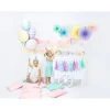 Partyhatte i pastelfarver