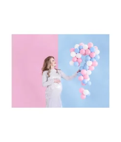 Pastel Baby blå balloner 100 stk 5"