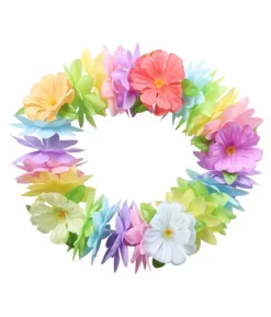 Pastel blomsterhårkrans