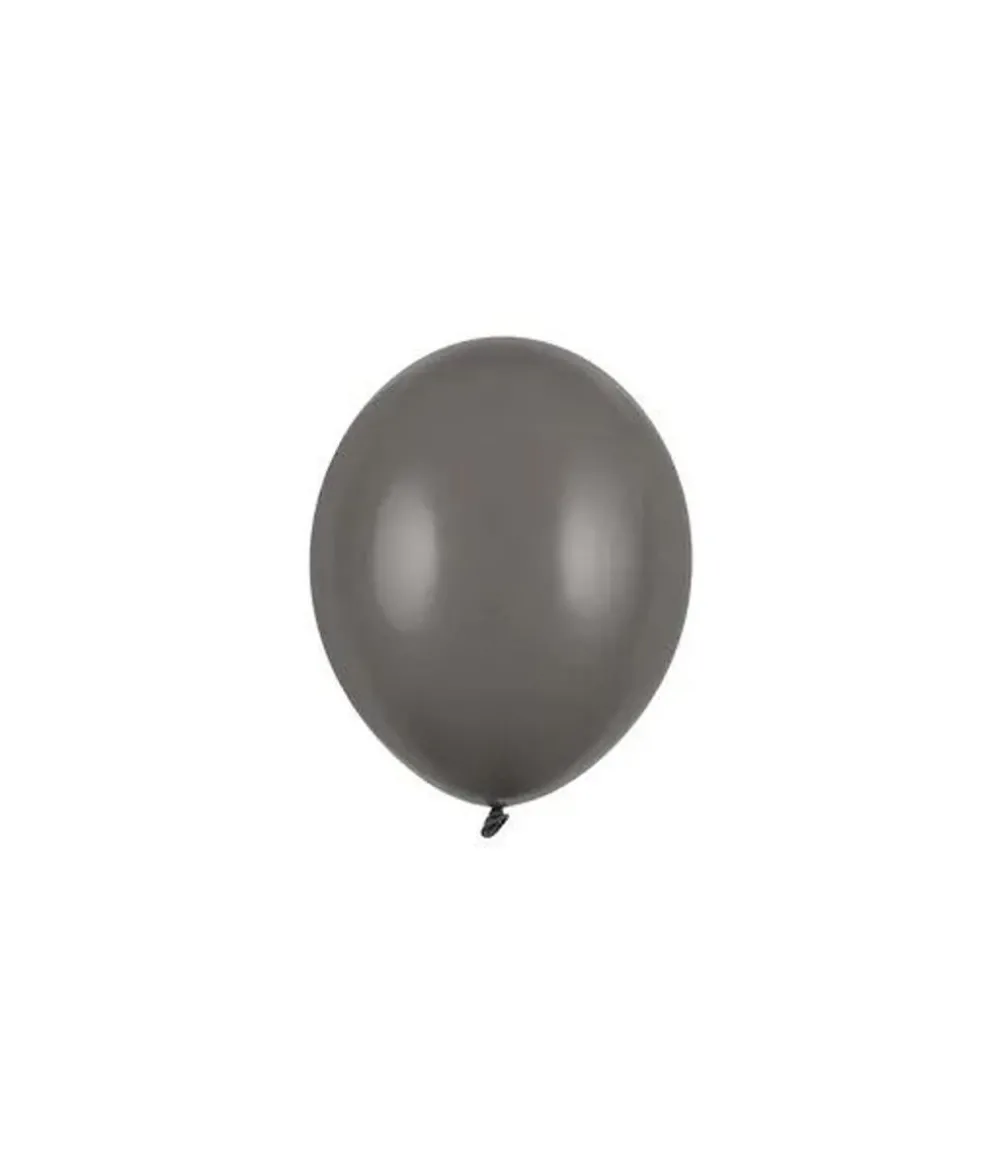 Pastel grå balloner, 100 stk 5"