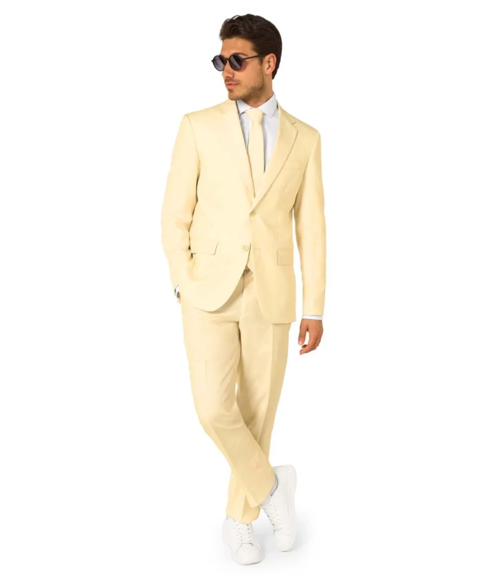 Pastelgult jakkesæt OppoSuits