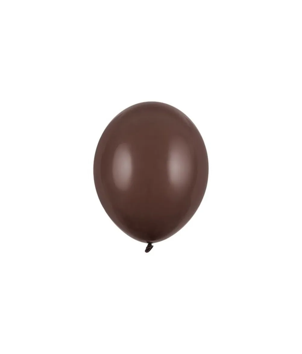 Pastel mørke brune balloner 100 stk 5"