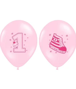 Pastel pink balloner med sko