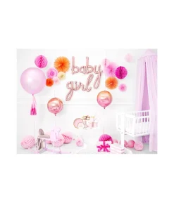 Pastel pink jumbo ballon, 1 stk