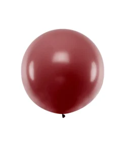 Pastel vinrød jumbo ballon, 1 stk