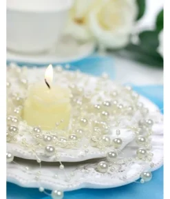 Perleguirlande creme
