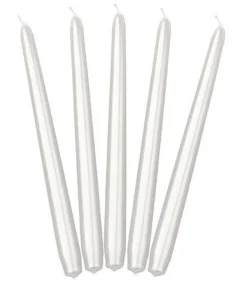 Perlemor stearinlys