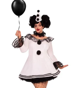 Pierrot Clown kostume, Plus