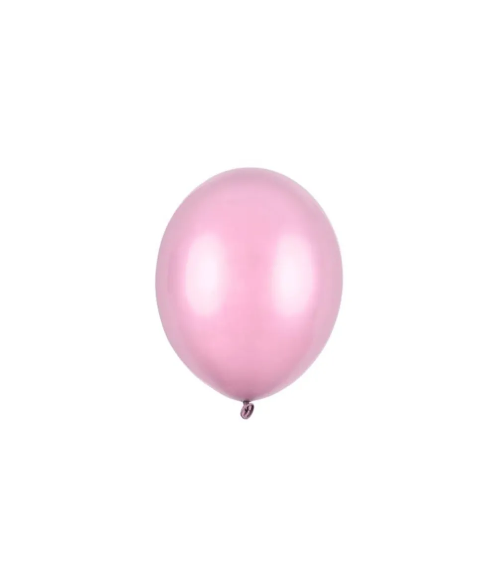 Pink balloner, 100 stk metallic 5"