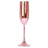 Pink champagne glas