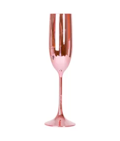 Pink champagne glas