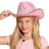Pink Cowboyhat med diadem, barn