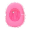 Pink cowboyhat med LED lys