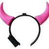 Pink djævlehorn med lys