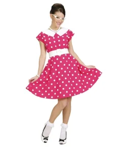 Pink 50er kjole kostume
