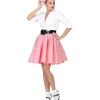 Pink 50er nederdel