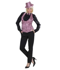 Pink glimmer bælte