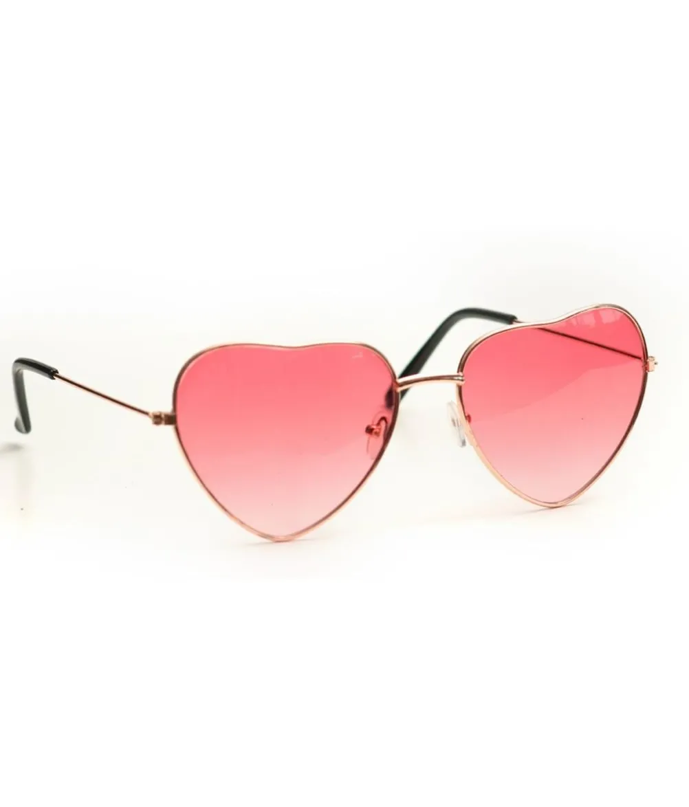 Pink hjertebriller