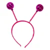 Pink hårbøjle med antenner