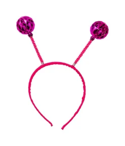 Pink hårbøjle med antenner