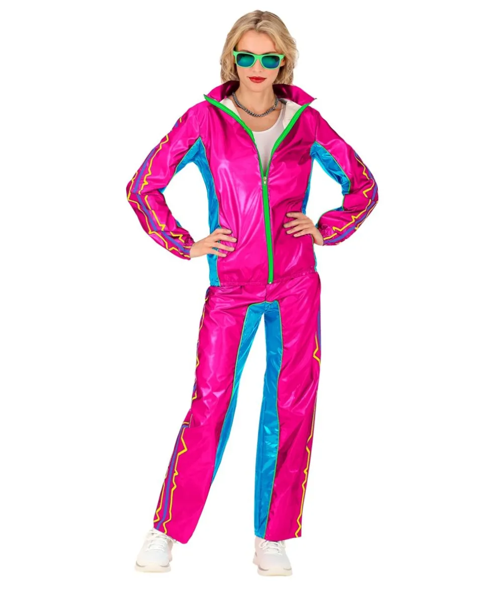 Pink metallic joggingdragt