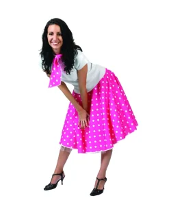Pink nederdel