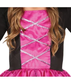 Pink ond fe kostume til piger