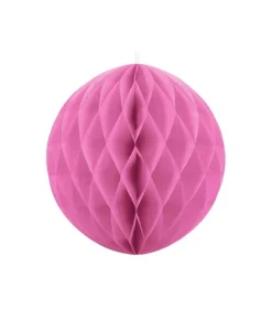 Pink papirvæv kugle, 20 cm