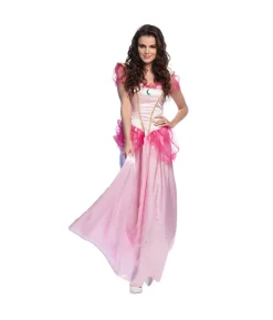 Pink prinsesse kjole kostume