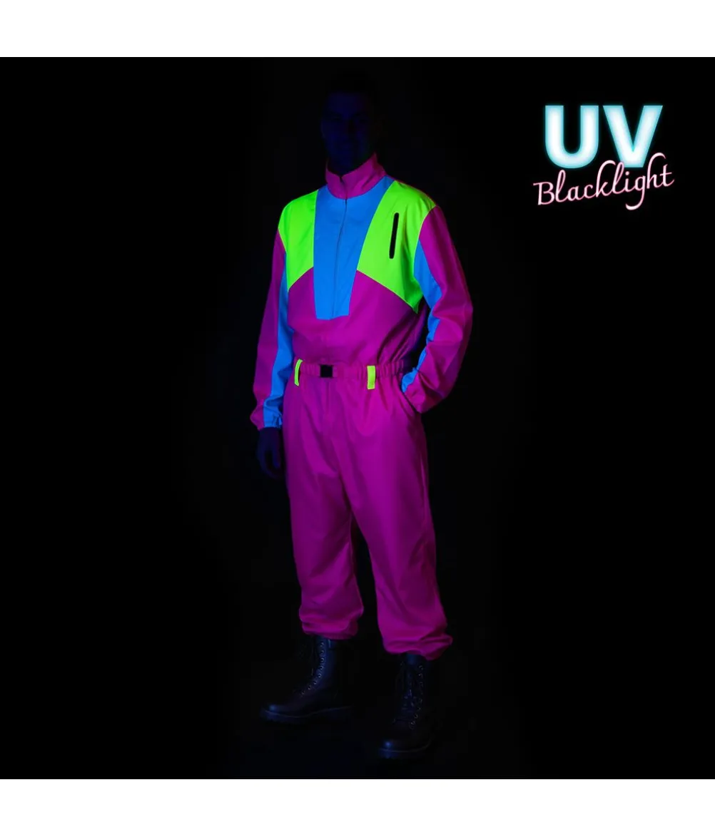 Pink skidragt kostume til mænd