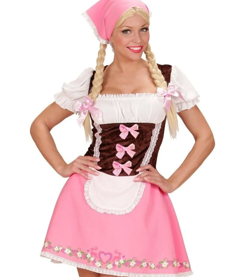 Pink tyrolerkjole