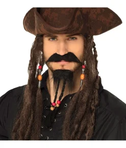 Pirat skæg og moustache