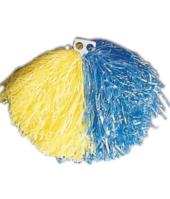 Pom Pom blå og gul